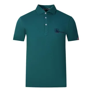 Aquascutum Aldis Brand London Logo Grünes Poloshirt