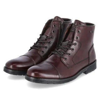 Rieker Stiefeletten - Gr. 41 - Braun - Glattleder