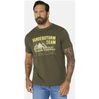 Jan Vanderstorm T-Shirt BALVAR mit haptischem Effekt