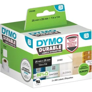 Dymo LW-Kunststoff-Etiketten 25 x 25 mm 2x 850 St.
