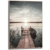 Reinders! Wandbild Slim Frame Wood 50x70 Scandic Jetty