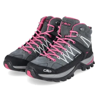 CMP Outdoorschuhe RIGEL MID WMN TREKKING SHOE WP - Gr. 37 - Grau - Leder & Textil
