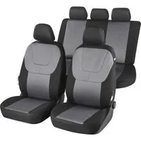 WALSER Autositzbezug Autositzbezug Twill, 2 Vordersitzbezüge 2tlg, 1 Rücksitzbezug 5tlg, 5 Kopfstützenbezüge, 14-tlg.