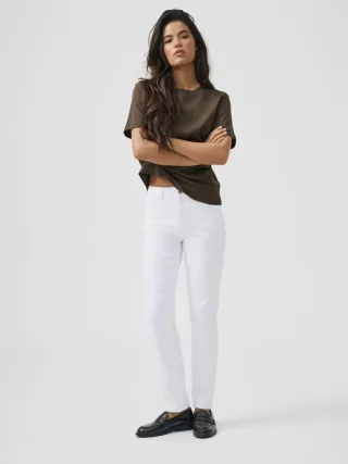 ONLY - ONLEMILY STRETCH HW STR ANK DNM NOOS White - Gr. - 32