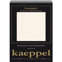Kaeppel Spannbettlaken Single Jersey Mako Cotton, Jersey, Gummizug: rundum, (1 Stück), Bettlaken aus 100% Baumwolle