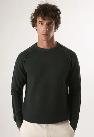 Pullover Basic-Pullover Mit Rundhalsausschnitt