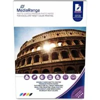 Mediarange Fotopapier 50 Mediarange Blatt Fotopapier DIN A4 matt beidseitig dual 250 g/m²