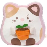 Nici Kuscheltier mymochi, Katze Angy mit Blumentopf 35x33x12 cm
