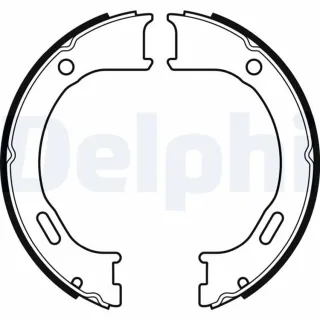 Delphi Bremsbacken hinten Jeep Cherokee