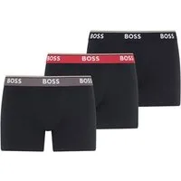 BOSS Boxershorts (Packung, 3-St) aus bequemer Stretch-Baumwolle, körpernah, mittlere Bundhöhe