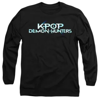 K-Pop Demon Hunters - T-Shirt für Herren/Damen Unisex Langärmlig (Schwarz)