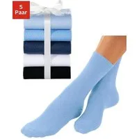 Go in Basicsocken (Packung, 5-Paar) unifarben