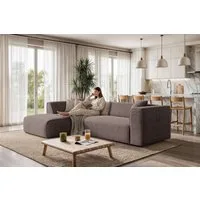 OTTO home Ecksofa Merid L-Form, Sofa-Fix, B: 254 cm - OTTO. Verlässliche Qualität., Ottomane rechts/links, belastbar bis 460kg, nicht modulare Sofa