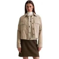 Marc O'Polo Kurzjacke aus Samt, regular fit, aus Organic-Cotton-Viskose-Stretch