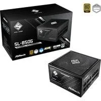Steel Legend SL-850G, PC-Netzteil schwarz, 1x 12-Pin High Power GPU, 2x PCIe, Kabelmanagement, 850 Watt
