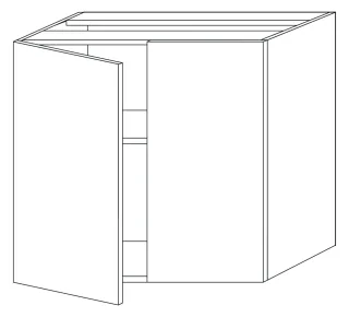 Sanipa Anbau-/Solitärschrank 2morrow (G1392) 510x600x520 Anthrazit-Matt, G139222 G139222