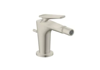 Hansgrohe Bidetmischer Axor Citterio C mit Zugstangen Ablaufgarnitur edelstahl optik, 49210800 49210800