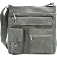 BAG STREET INTERNATIONAL Schultertasche Damen Umhängetasche - sportlich - viele Fächer
