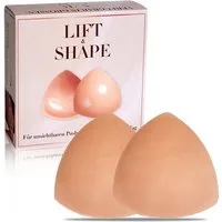 Dilara BH-Einlagen Selbstklebend & Unsichtbar, 1 Paar Silikon Push Up Pads für Damen, Wasserfest, leicht zu reinigen, atmungsaktiv, angenehmer Tragekomfort