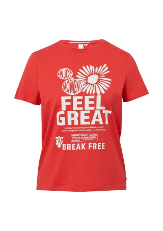 qs - T-Shirt rot - Gr. - L