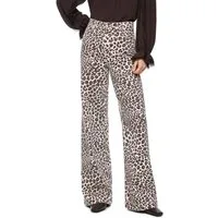 Marc Cain Weite Jeans Muted Motion Premium Damenmode Model: WARRI im Wide Fit mit Leoprint