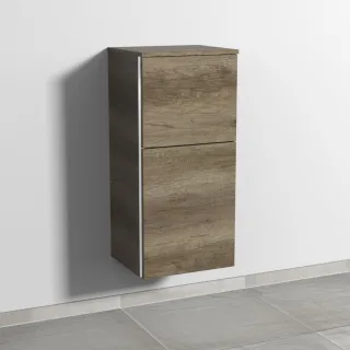 Sanipa 3way Mittelschrank mit 1 Tür und 1 Auszug, Eiche-Nebraska, BR12937 BR12937