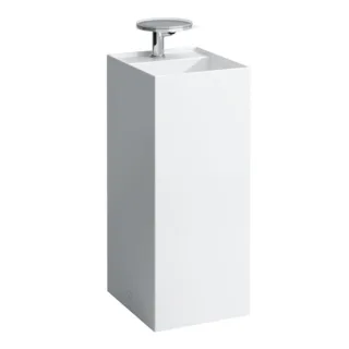 LAUFEN Kartell Waschtisch 8113310001111 weiß, 37,5x43,5x90 cm, freistehend, 1 Hahnloch