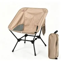 Luckice Klappstuhl Faltstuhl, ultraleichte tragbare Campingstühle, 120 kg (Set), Angelstuhl mit Seitentaschen, für Picknick, Outdoor