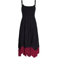 Vishes Sommerkleid Damen Sommer-Kleid längen-verstellbar Spagettiträger-Kleid Hippie, Ethno, Goa Style