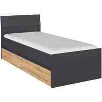 rauch Stauraumbett Doppelbett Einzelbett Bett für kleine Räume Stauraum JOEL (Liegefläche 90x200 oder 140x200 cm), praktische Bettschubkästen für zusätzlichen Stauraum MADE IN GERMANY