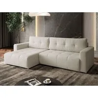 Lookway Ecksofa ASTON L-Form Couch, mit Bettkasten und Schlaffunktion