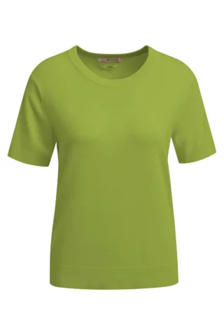 Smith&Soul - Basic Half Slv Pullover spring green - Gr. - M