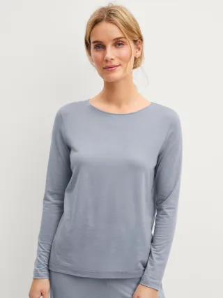CALIDA - DAMEN Shirt langarm passat grey - Gr. - L