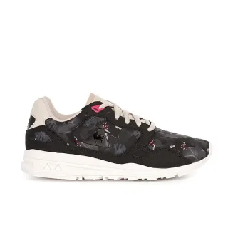 Le Coq Sportif R900 Winter Blumen -Frauen schwarze Trainer