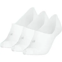 Calvin Klein Füßlinge CK WOMEN FOOTIE MC (3 Paar) Antirutsch Noppen im Fersenbereich, Cotton-Mix, elastisch