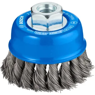 Bosch PRO Topfbürste, Stahl, gezopfter Draht, M14 - 2608622099