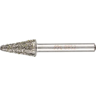 PFERD TOOLS Diamant-Schleifstift Kegel zum Schleifen von Grau-und Sphäroguss - 36476071