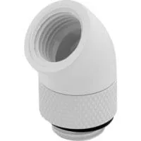 XF 45° Rotary Adapter Twin Pack, Verbindung weiß, kompatibel mit CORSAIR XF Fittings