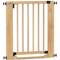 Geuther Treppenschutzgitter Easylock Flatstep Holz 71–133 cm, ohne Bohren Auto-Close flach Tritt, Treppenschutzgitter
