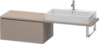 Duravit L-Cube Unterschrank für Konsole Basalt Matt 820x547x400 mm - LC583404343 LC583404343