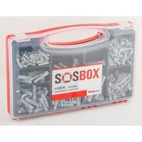 fischer Schrauben- und Dübel-Set Fischer Dübel-SOS-Box - 180 Stück