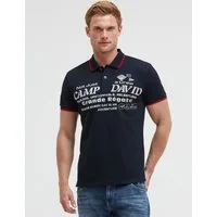 CAMP DAVID Poloshirt mit Baumwolle