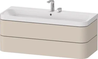Duravit Happy D.2 Plus c-shaped Set wandhängend Taupe 1175x490x480 mm - HP4349E83830000 HP4349E83830000