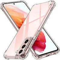 CoolGadget Handyhülle Anti Shock Rugged Case für Samsung Galaxy S22 6,1 Zoll, Slim Cover Kantenschutz Schutzhülle für Samsung S22 Hülle Transparent