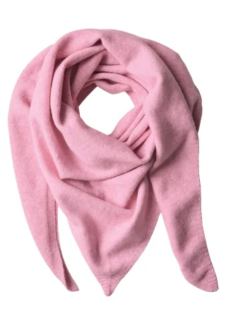 Street One - Feinstrick Dreieckstuch in Unifarbe vintage blush mel. - Gr. - ONE SIZE