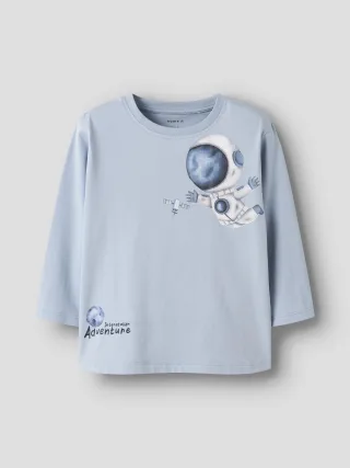 NAME IT - NMMDACEK LS NREG TOP BOX Blue Fog - Gr. - 104