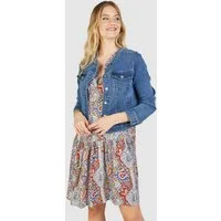 NAVIGAZIONE Jeansjacke im Denim-Look