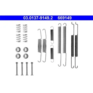ATE Bremsbacken-Montagesatz hinten Seat Inca Skoda Octavia Roomster VW Caddy Passat