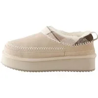 Next Forever Comfort® Plateau-Lederschuhe, Fellfutter Mules (1-tlg)