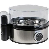 Eierkocher ER 400 edelstahl/schwarz, 400 Watt, für 7 Eier